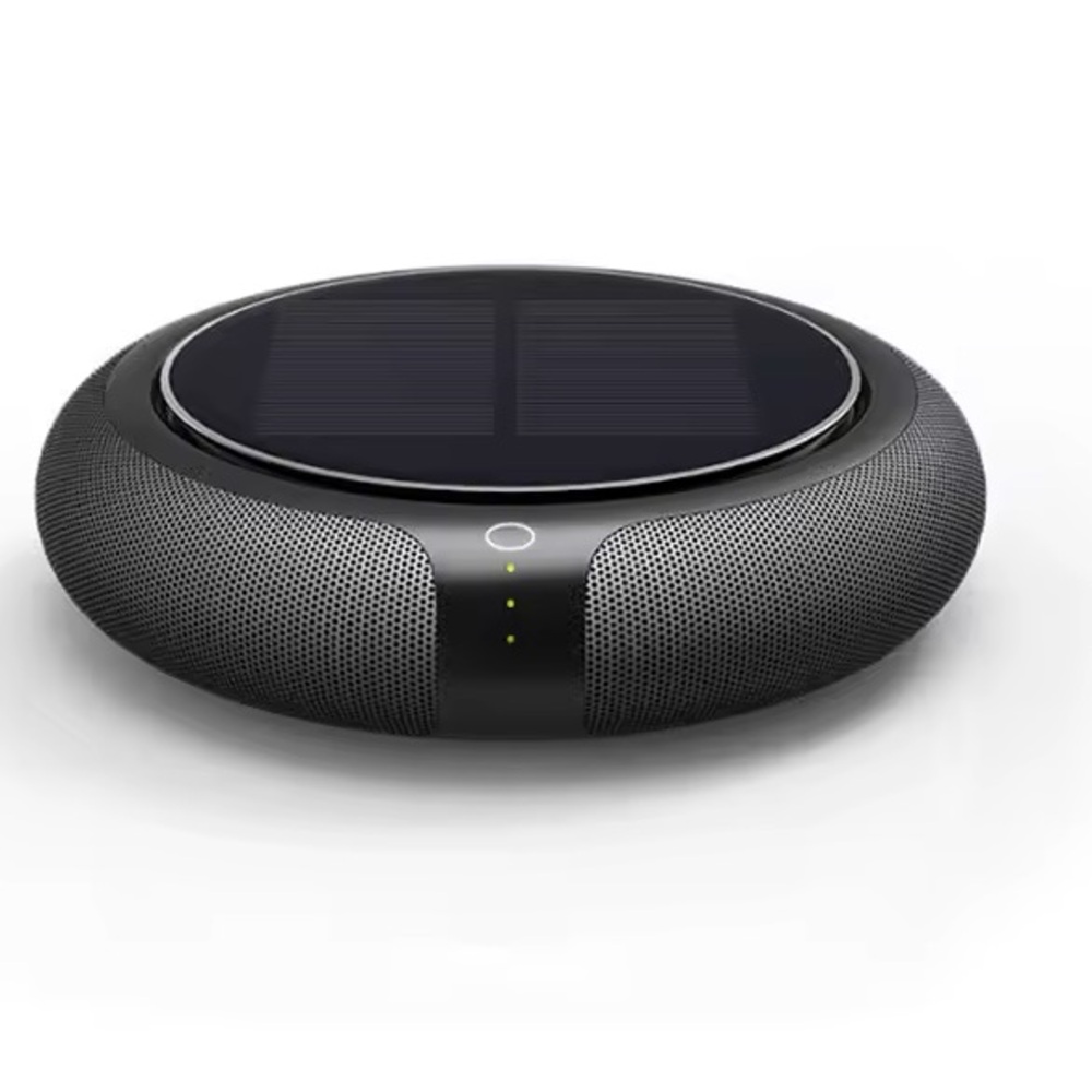 NWT iCarcare Black Solar-Powered Air Purifier